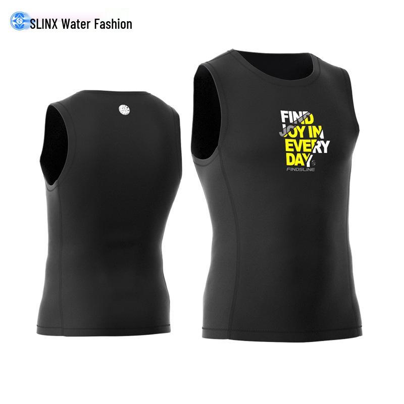 SLINX Мужской Суперэластичный CR Теплый Жилет без рукавов для дайвинга и серфинга