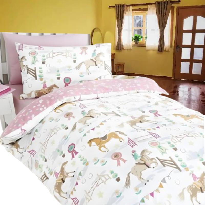 Horse Show Duvet Cover Set Horse Bedding Single Household Supplies Bedroom For