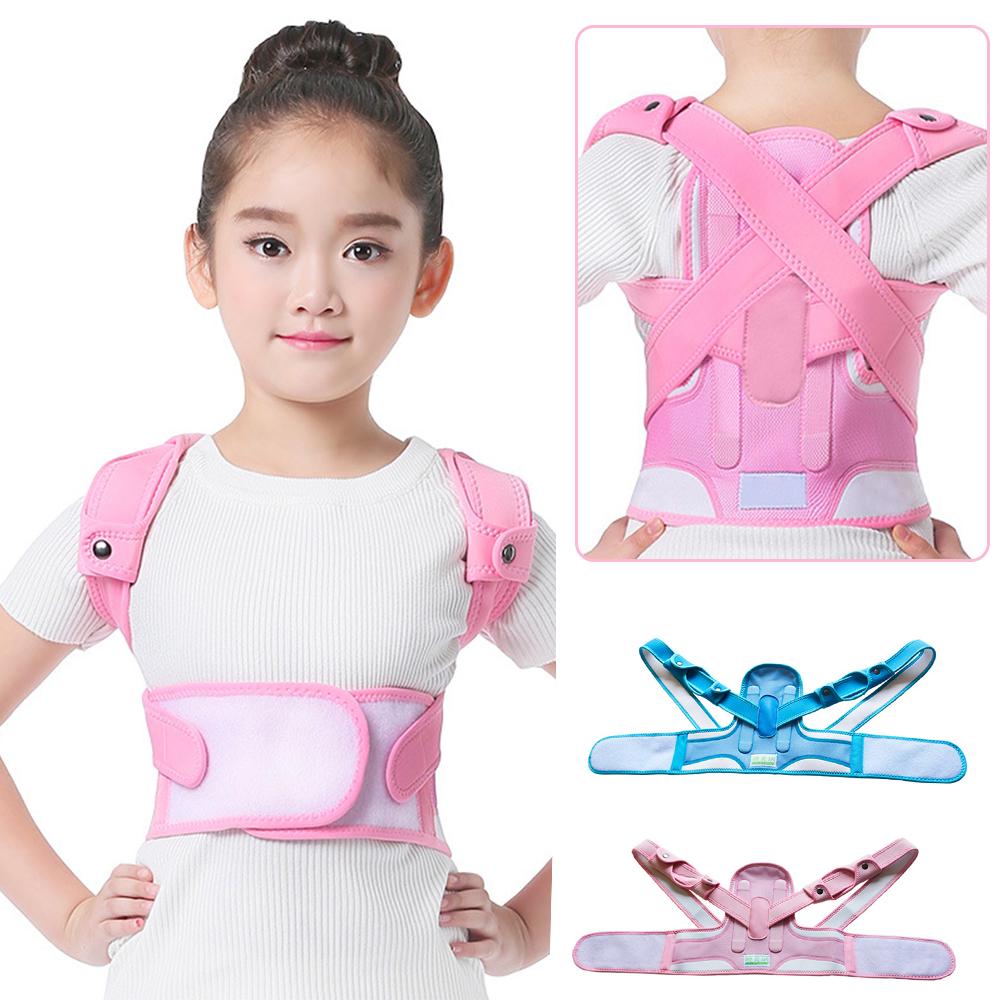 Регулируемый дышащий плечевой бандаж, поддержка спины, детские ремни для позвоночника, пояс для коррекции осанки, детский корректор осанки спины