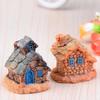 Household Fashion Decoration Creativity DIY Succulent Plants Pot Culture Microlands Craft Fairy Castle Stone House Accessories