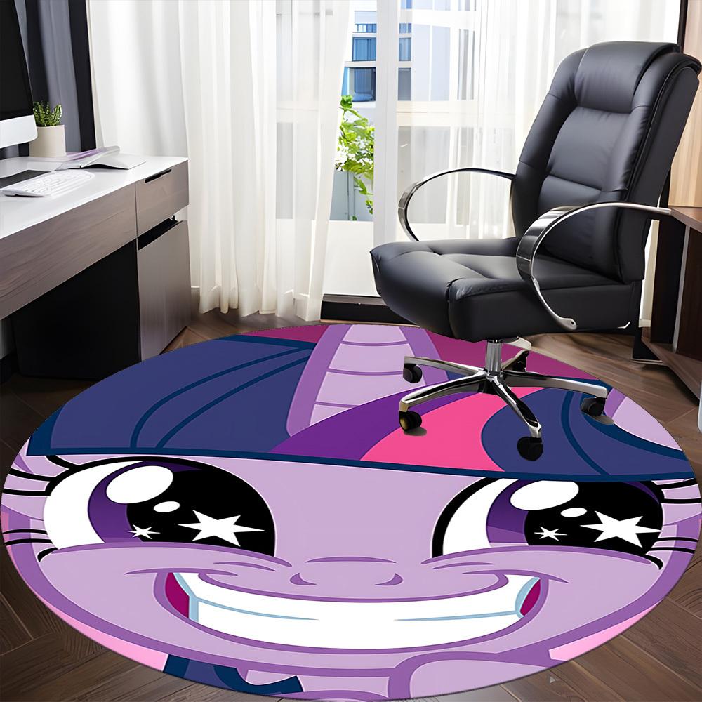 My Little Pony Office Round Area Rug, Under Office Chairs Bedroom Living Room Home Decor a1022158