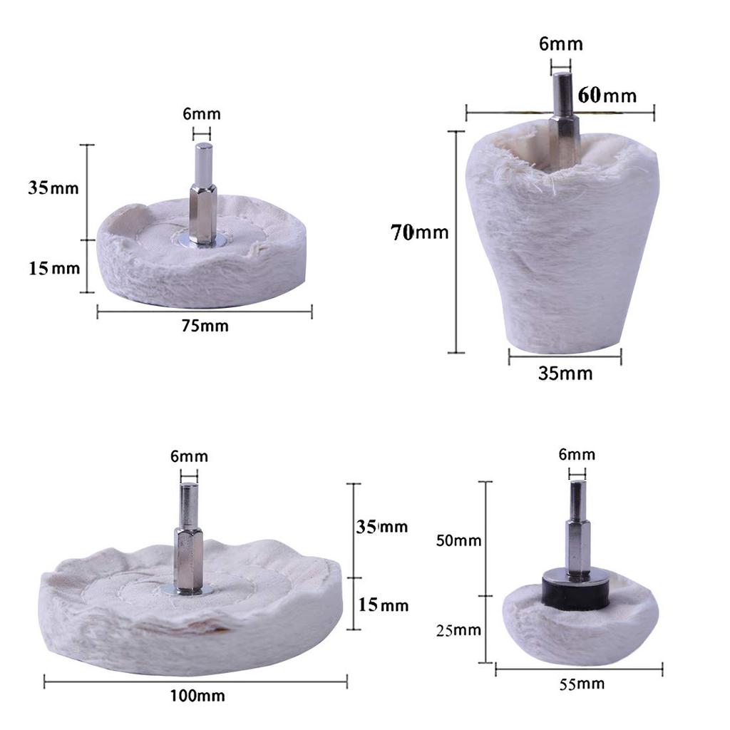 Полировальная насадка для алюминиевых дисков, ударная полировальная головка для электродрели, полировальная ткань для колес грузовиков YUESUO, полировальный круг для ударного гайковерта