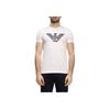 Emporio Armani Модная футболка с логотипом орла Мужские топы Белый 8N1T99-1JNQZ-0100