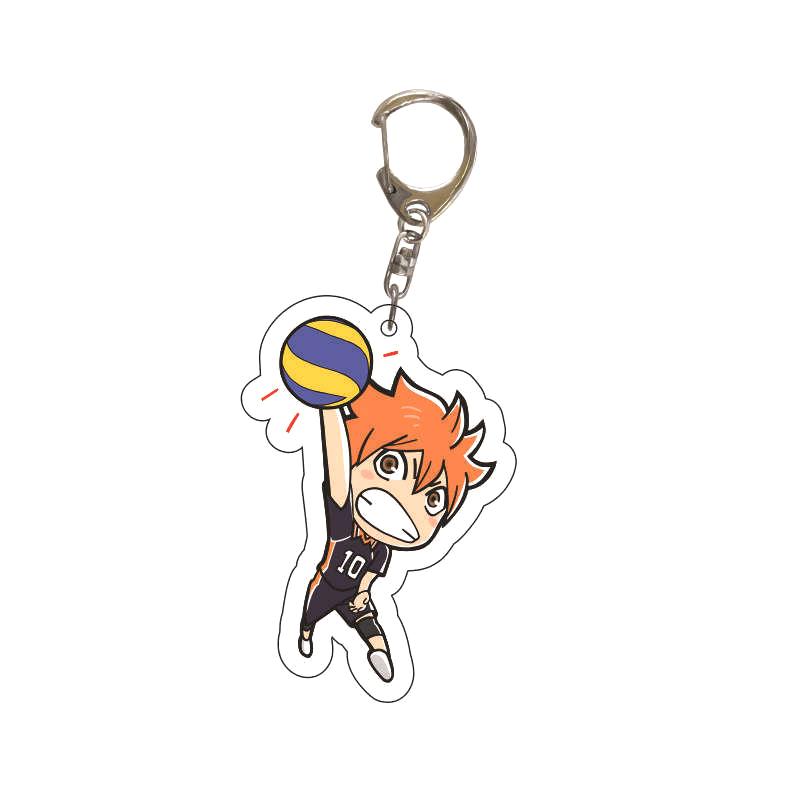Мультфильм милый Haikyuu брелок акриловый кулон рюкзак подвесное украшение подарки