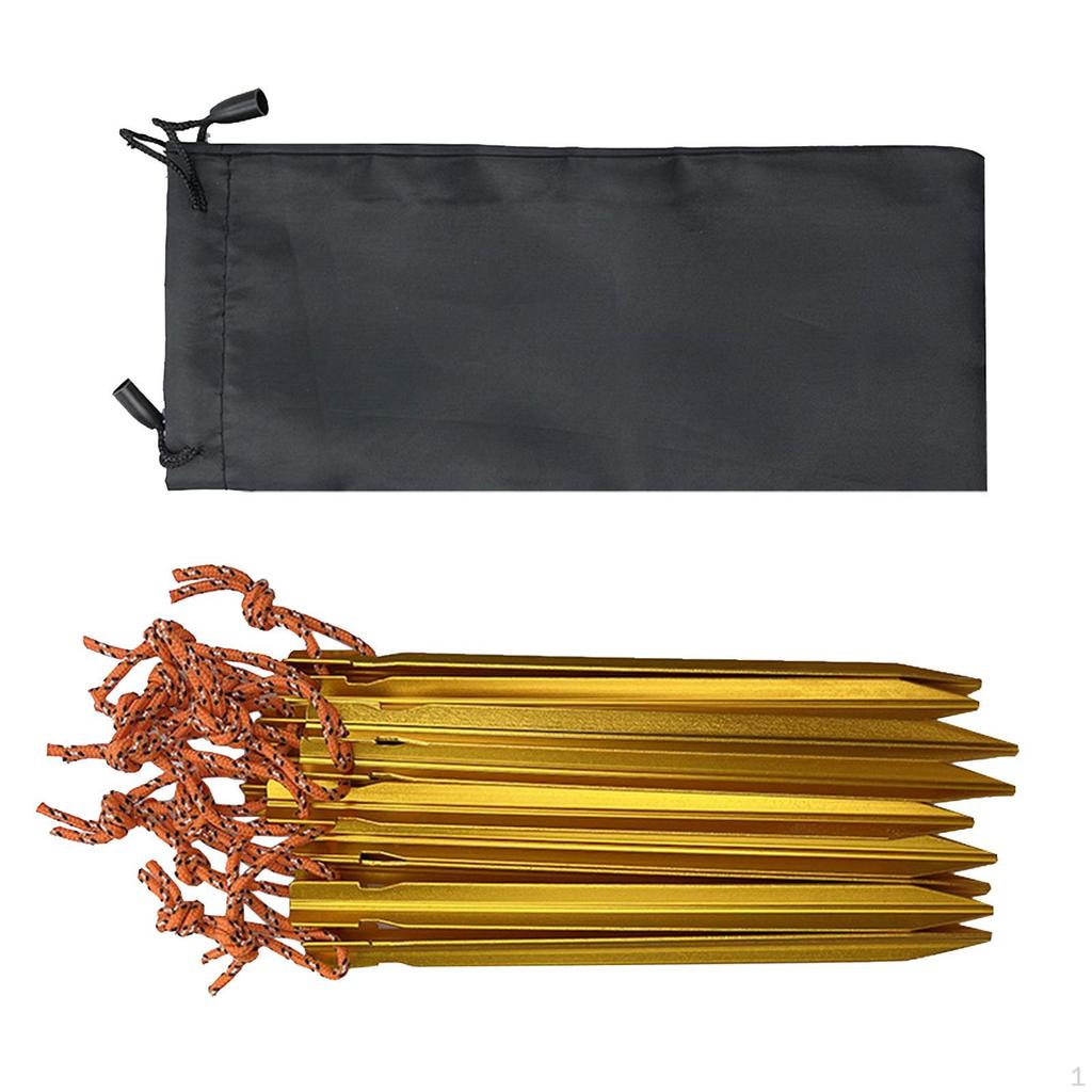 Прочные алюминиевые колышки для палаток для кемпинга на открытом воздухе