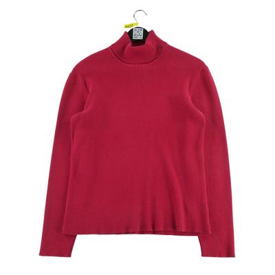Women's Red Turtleneck Sweater