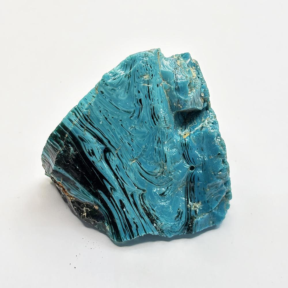 Natural Blue Turquoise Loose Gemstone 1425 ct Rough Crystal Arizona Raw for Gemstone Collections