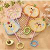 Hand-cranked Pu Fan Bamboo Craft Fan New Handheld Fan  Home Decor