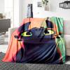 Dragon Yellow Eyes Blanket Soft Throw Blanket For Home Bedroom Bed Sofa Travel Office Solid Christmas Blanket