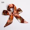 Good Ties Ribbon Small Scarves Silk Spring and Summer Long Scarves Girls Thin Narrow 4cm*85cm Hair Band Bundled