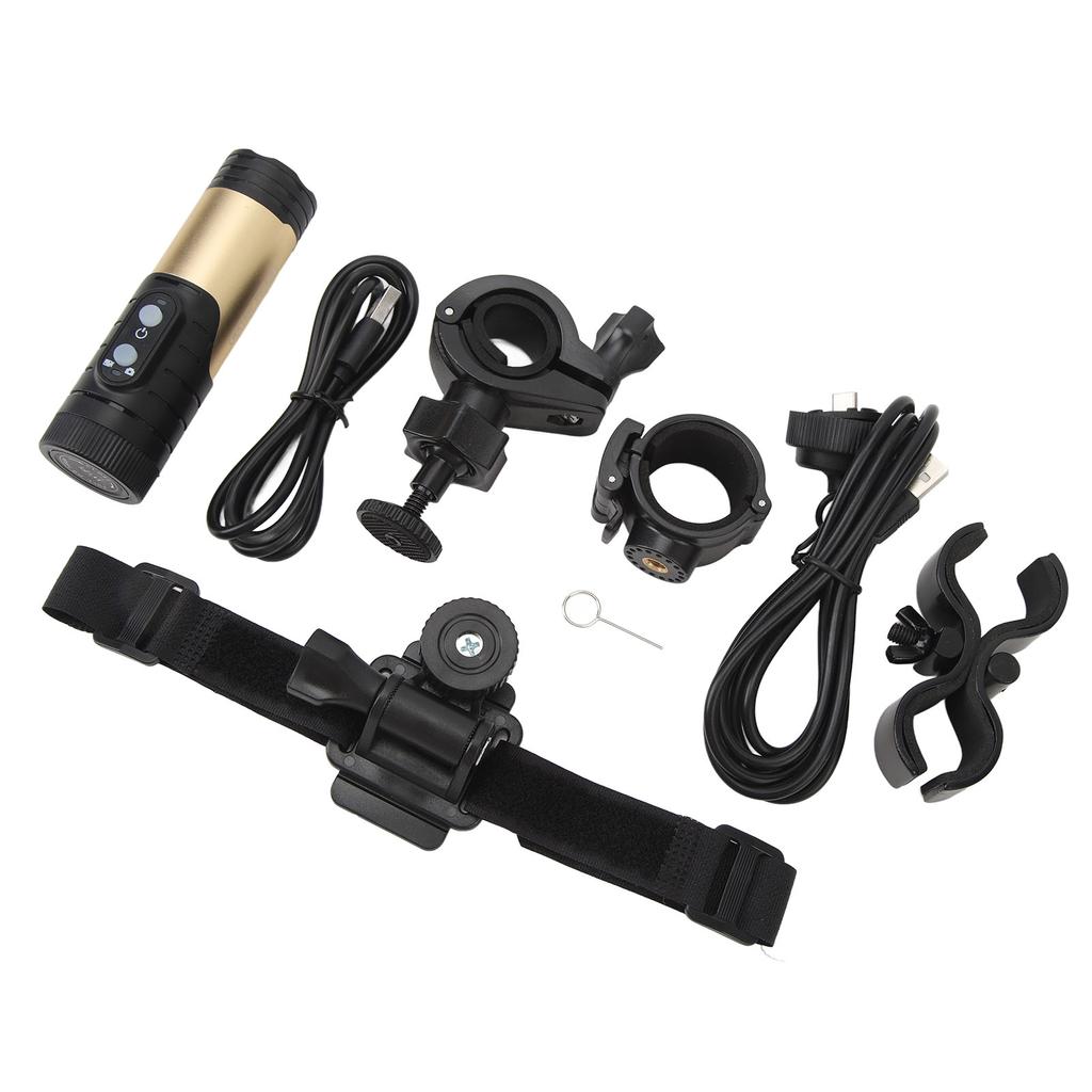 Mini Sports DV Camera 12MP WiFi IP66 Waterproof 1600mAh Type C 120 Wide Degree Outdoor Sports Helmet Camera for