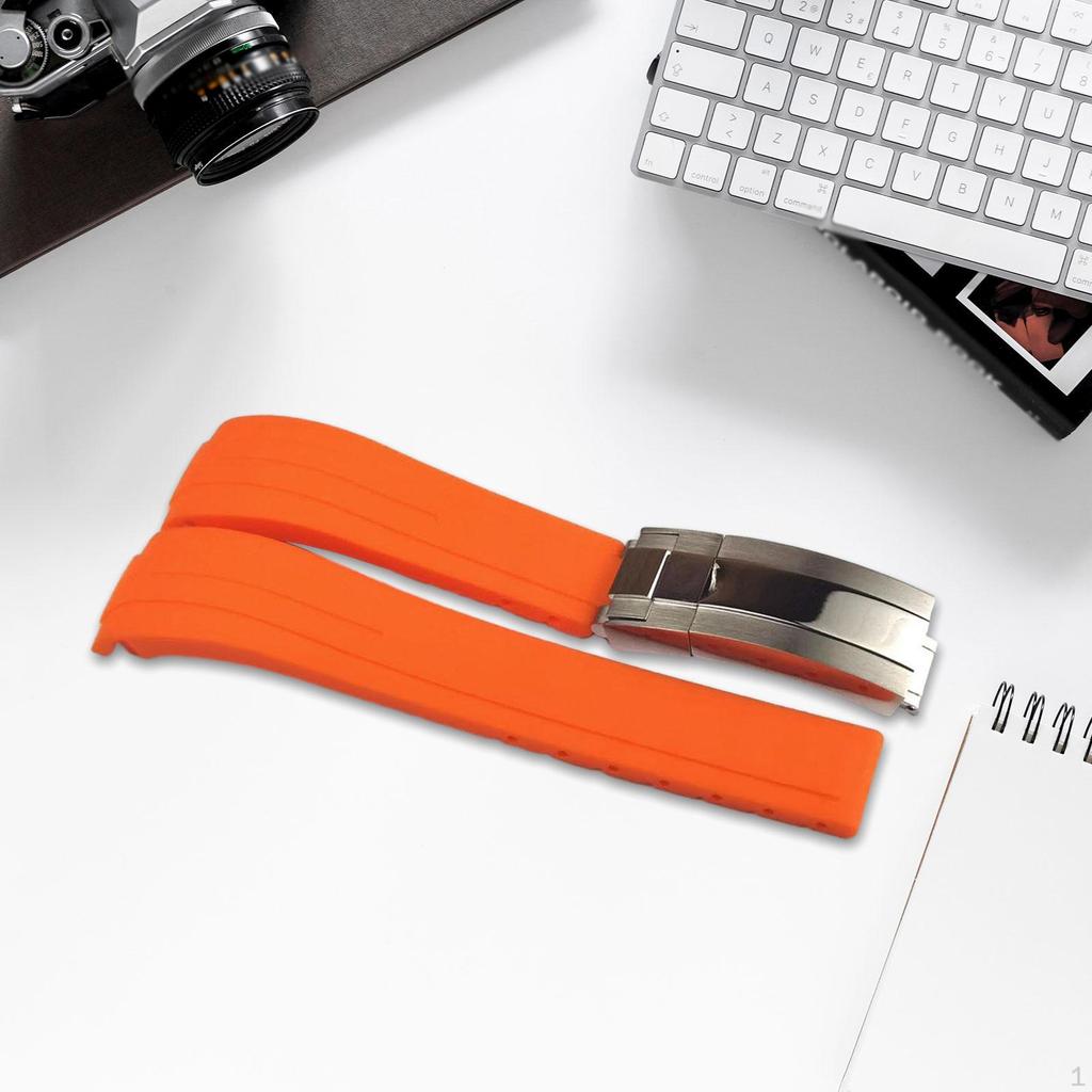 Силиконовый ремешок для часов, быстросъемный, регулируемый, для мужчин и женщин, сменный ремешок для часов