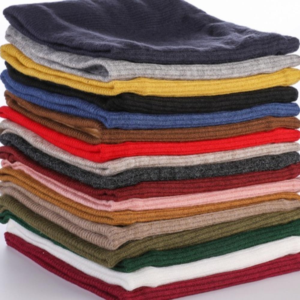 Теплый шарф-труба для шеи, вязаный шарф, двухслойная грелка для шеи, модная маска для езды, женская/мужская