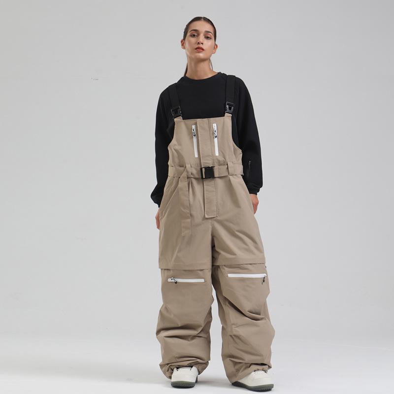 Унисекс профессиональные свободные лыжные брюки: Ветрозащитный и теплый для занятий спортом на открытом воздухе.