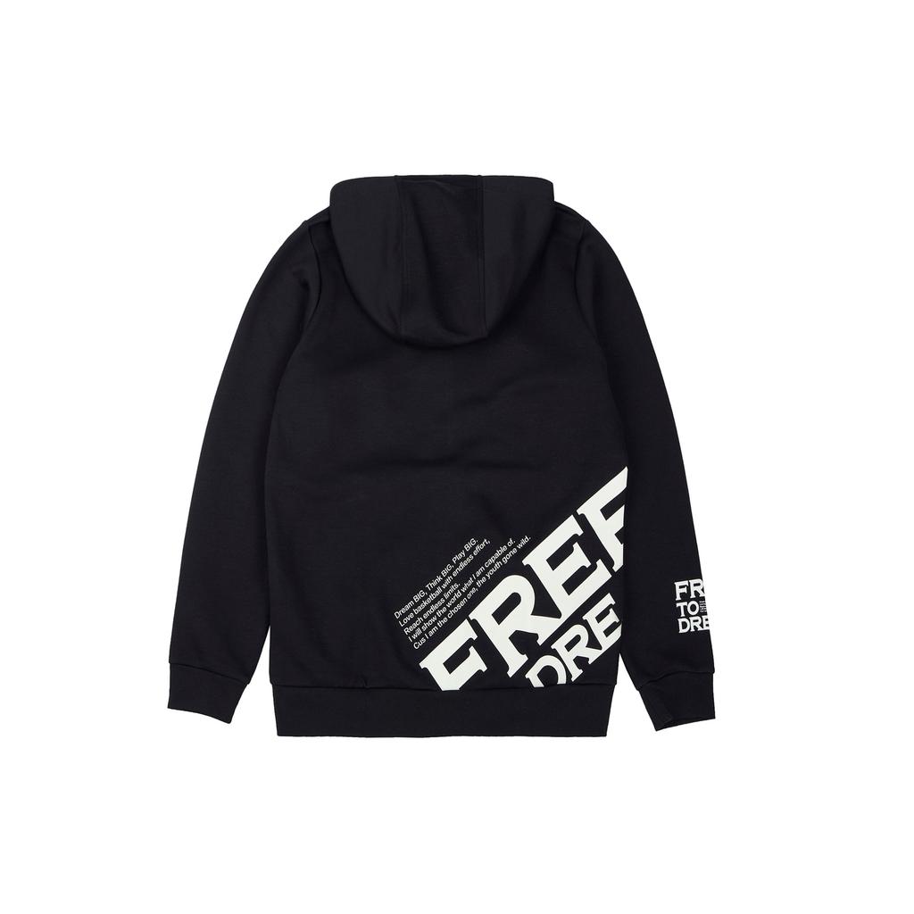 Anta Мужские куртки на молнии с буквенным узором серии Basketball, черные 152211736-3