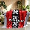 Custom Name Personalized Ajax Print Blanket, Home Decor, Bedroom, Sofa, Camping, Couch, Gifts for Birthday Christmas