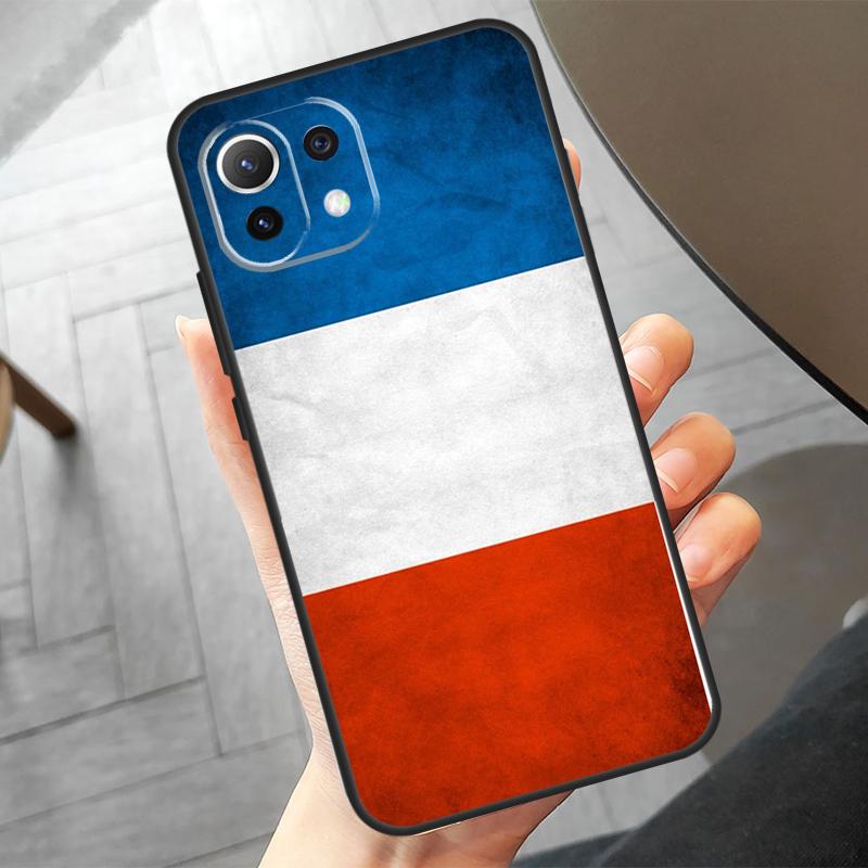 France Flag Case For Xiaomi 14T Pro 11T 12T 13T Mi 15 13 14 Ultra POCO X7 Pro X3 X5 X6 F5 F6 F7 Cover