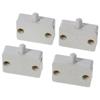 4pcs Silver Wardrobe Light Switc PA Press Switch Portable Cabinet Door Control Switch  Electrician