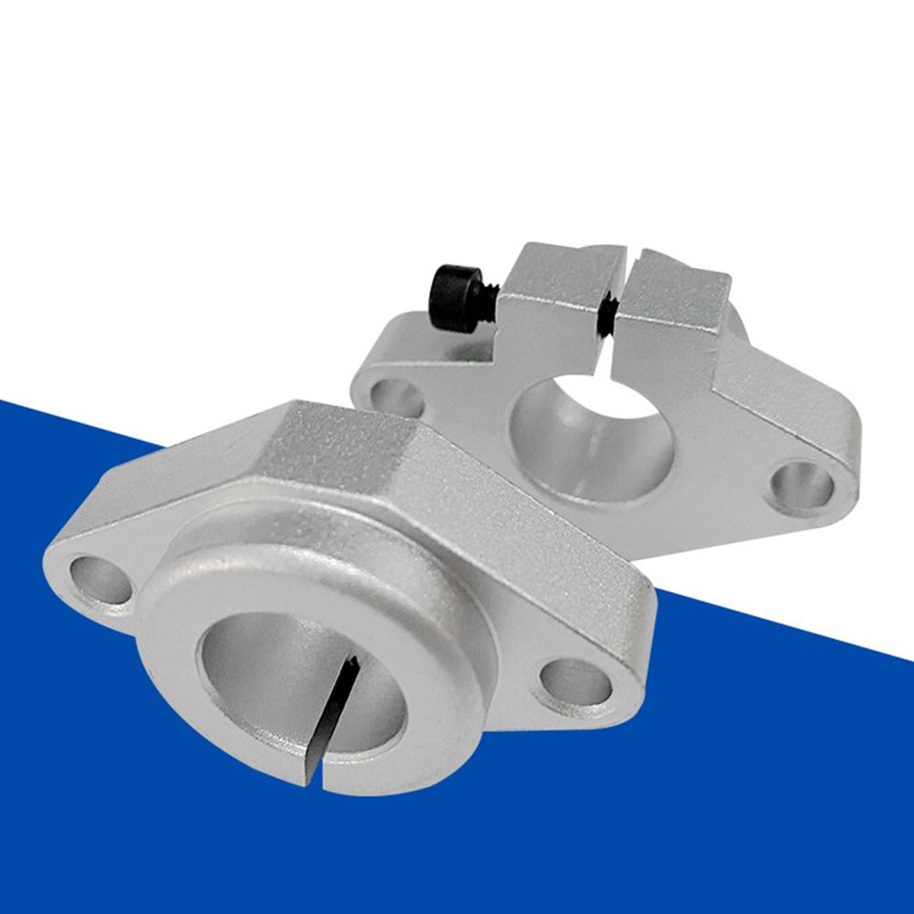 1 шт. Опора вала направляющей фрезера с ЧПУ, держатель стержня из алюминиевого сплава, новый линейный подшипник, деталь для 3D-принтера