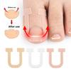 U-образная наклейка для ногтей, наклейка для ногтевой канавки, внутренний валик, эластичная растягивающаяся, без клея, инкрустированная, накладка для пальца ноги, коррекция ногтей, ортопедический пластырь