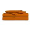 Flat Sheet - DUBLANC - 240x300cm - Orange - 100% Cotton - Resistant To Intensive Use