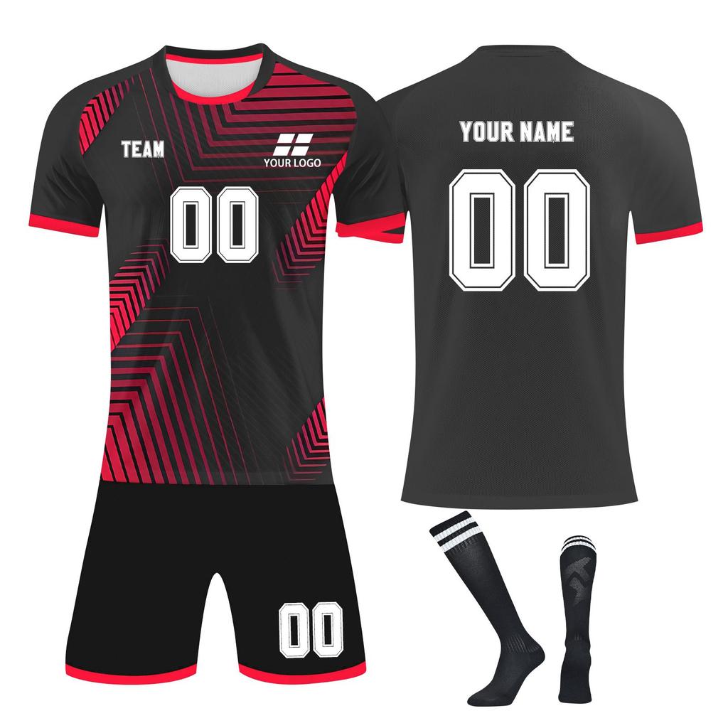 Personalised Shirts Kit Mens Girls With Name Number Custom Football Jerseys For Boys Training Suit