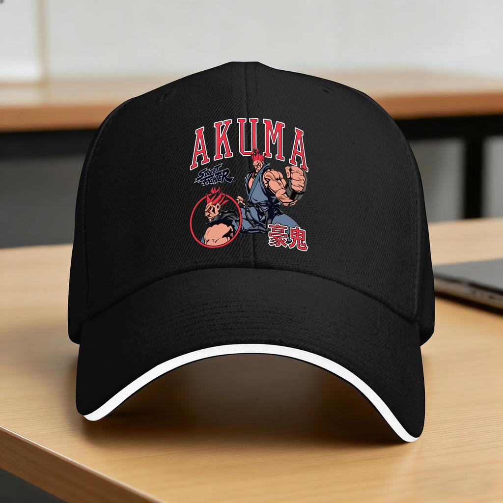 Summer Sstreet M Bison Ffighter II Baseball Cap Outdoor Sports yk Cool Trucker Hat Unisex Print Sun Snapback Cap