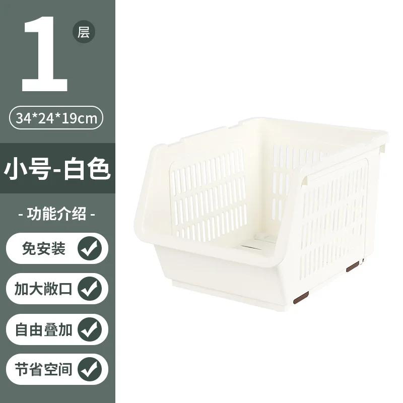 Кухонная многоуровневая стойка для хранения овощей и фруктов, многофункциональная, суперпозиционная, передвижная корзина для хранения бытового мусора