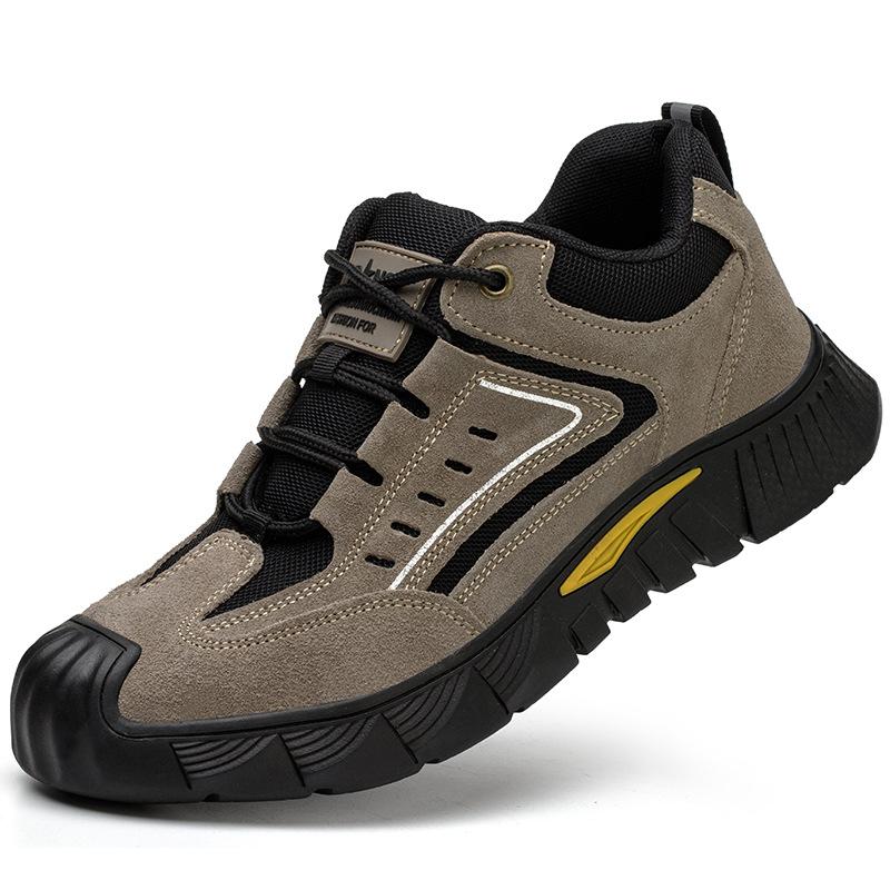 Обувь для страхования труда Мужская стальная защитная обувь Baotou, противоударная и ударопрочная, для электросварщиков, защитная рабочая обувь от ожогов