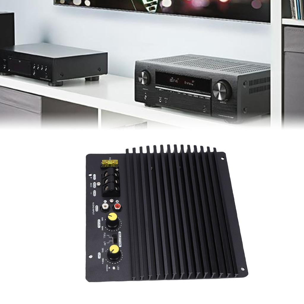 Плата автомобильного усилителя 12 В 600 Вт высокой мощности из алюминиевого сплава Автомобильная плата усилителя сабвуфера с открытым басом для автомобиля