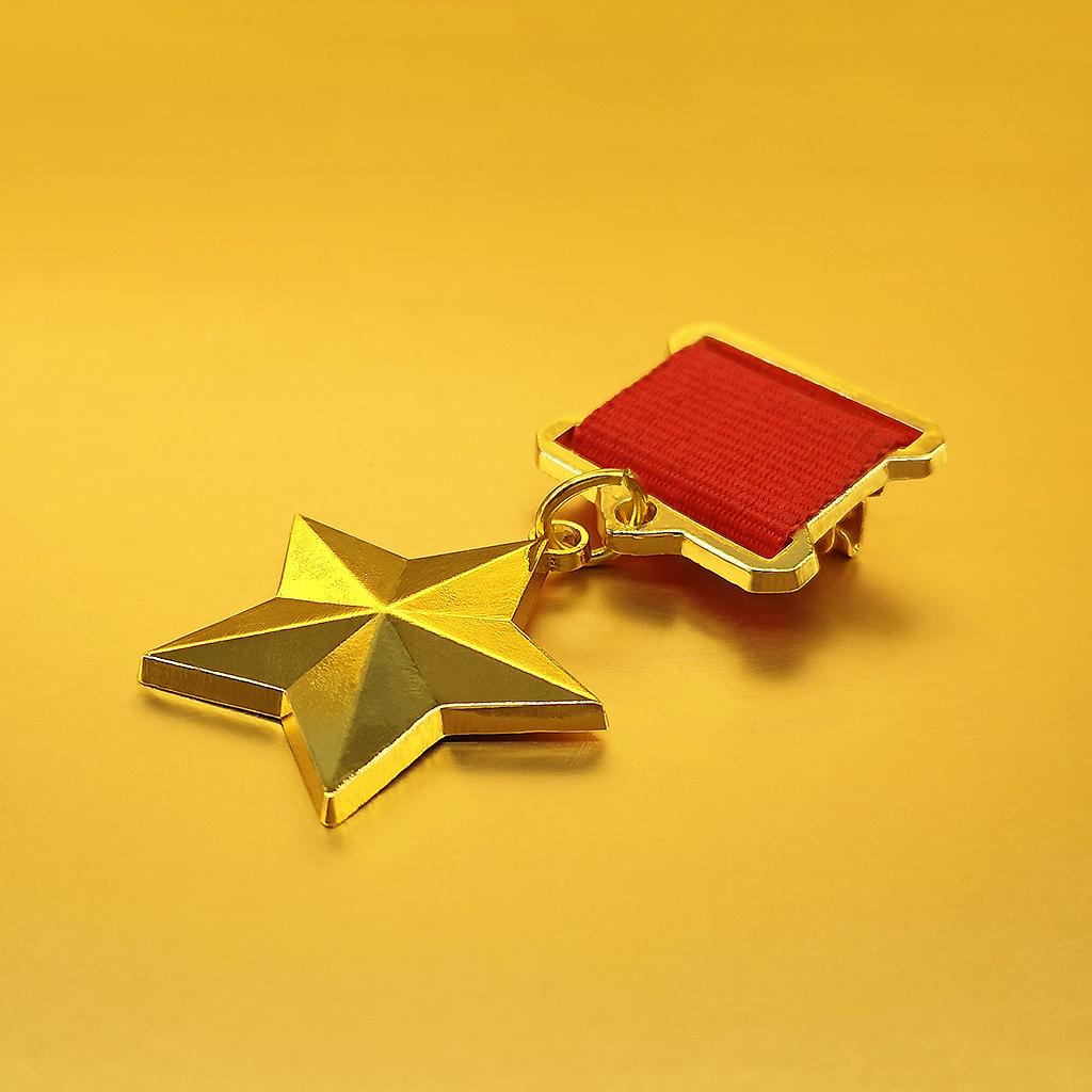 2 шт./компл. Копия Венера Советская страна Микро кошелек Герой Социалистического Труда Медаль Золотая Звезда Российская Вторая мировая война СССР Пятизвездочный сплав Значок СССР KTY