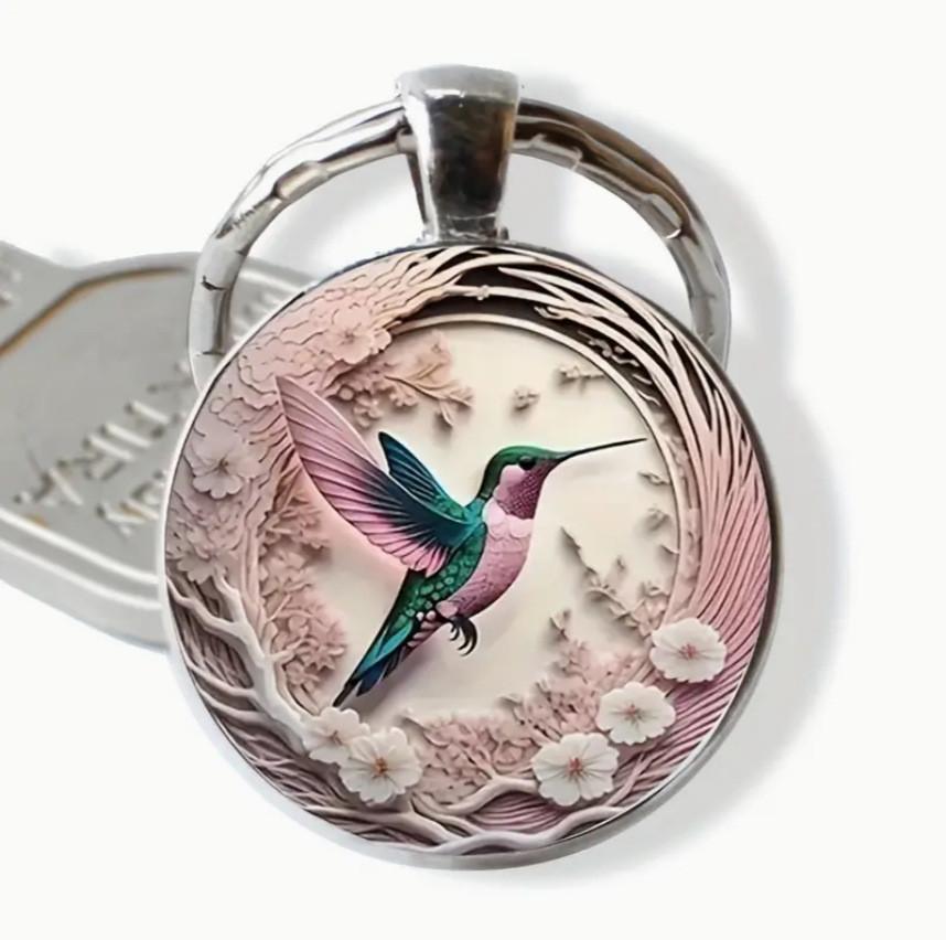 Брелок-подвеска Badge Time Gemstone Cross Border Accessories Metal Keychain