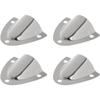 4 Pcs Wire Cable Vent Cover, Stainless Steel Clamshell Vent, Clam Shell Vent
