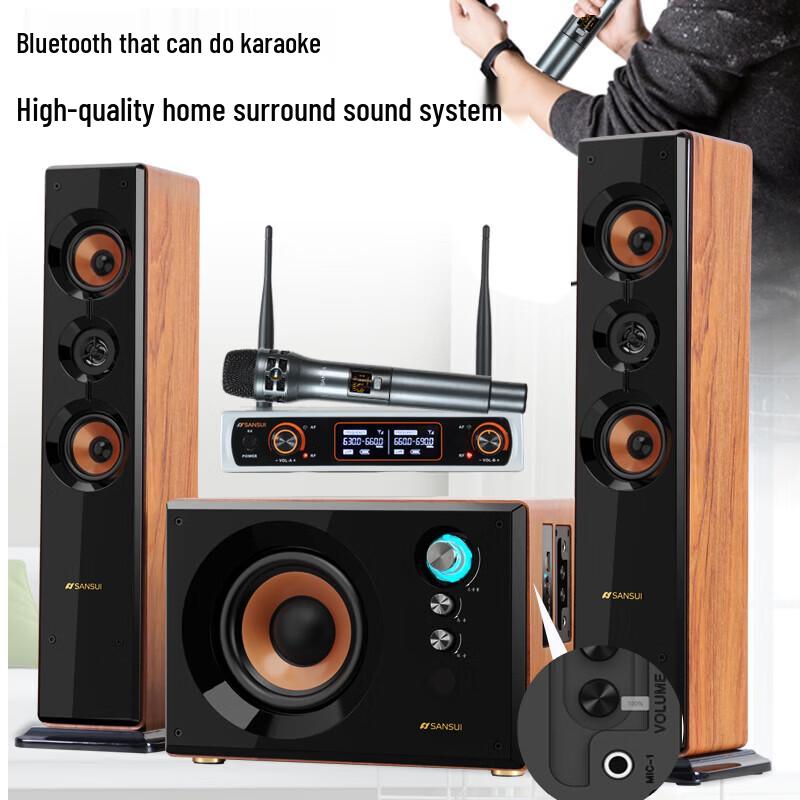 SANSUI 80C Настольная Bluetooth-система домашних кинотеатральных колонок (Китайская версия)