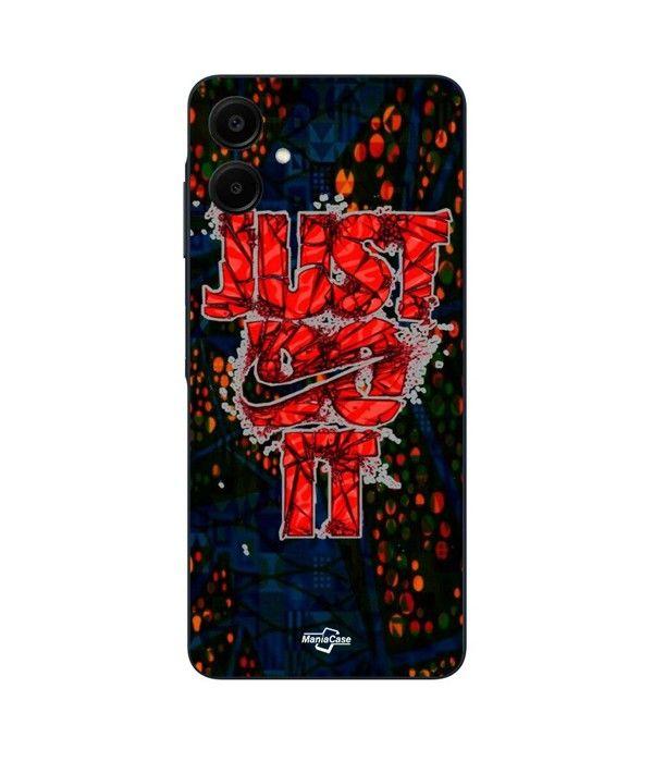 Coque de téléphone - Maniacase - Samsung Galaxy A06 - Silicone - Souple - Nike Just Do It Rouge