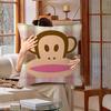Anime PPaul FFrank Big Mouth Monkey Cushion Cover Inches Farmhouse Decor Home Throw Pillow Covers for Couch Decorations