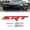 Red Front Grille SRT Emblem Decal Badge for Charger Challenger SRT