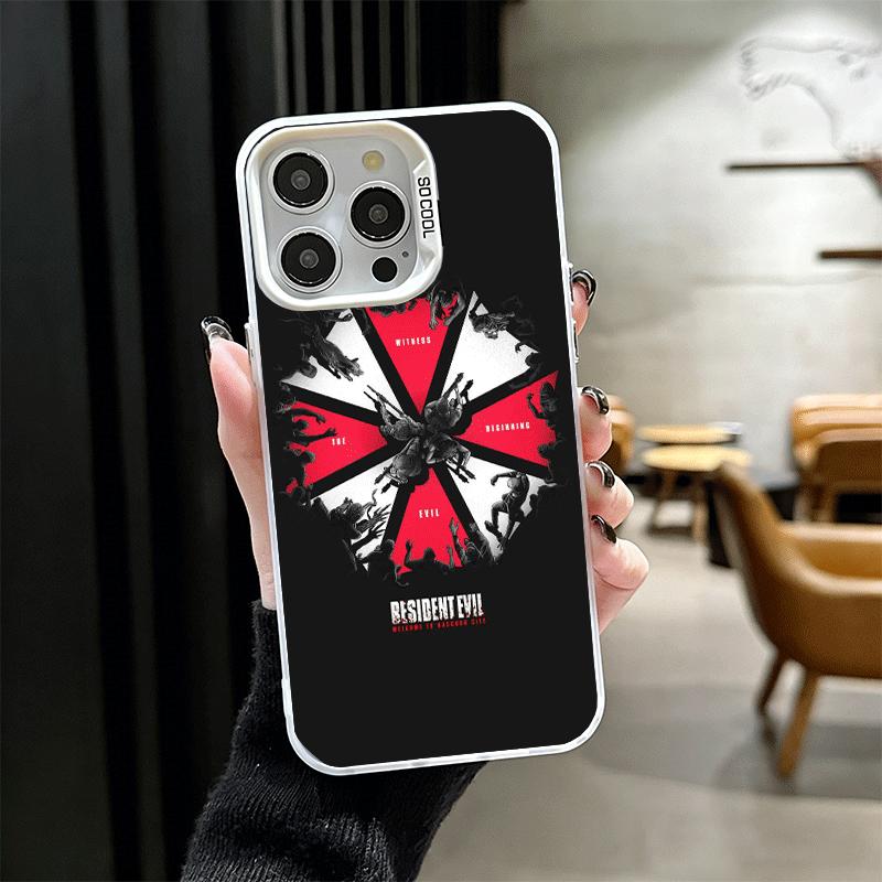 Мягкий чехол для телефона R-Resident-Evil для iPhone 15 16 17 Pro Max 17Air 16E 14 Plus 13 12 Mini Ударопрочный чехол Задняя крышка