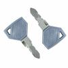 BAAQII Set of 2 52160 Keys, Ignition Keys for Excavators, Compatible with Yanmar