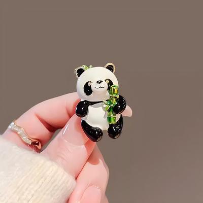 Китайская брошь «Красная панда» - Милый унисекс значок, Креативная корсажная брошь премиум-класса в подарок