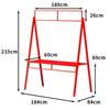 Wrought Iron Foldable Outdoor Market Stall Display Stand