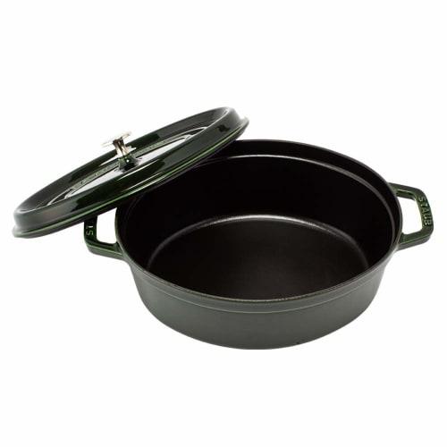 Staub Oval Pico Cocotte (29cm, Enamel Pot) 1102985, Vitamin Basil Green