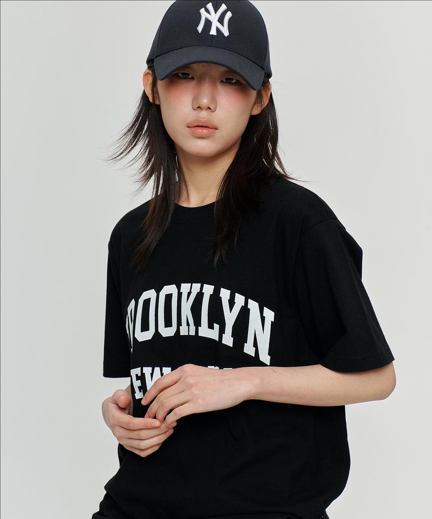 PAPERBOY Brooklyn New York Short Sleeve T-Shirt - White Melange