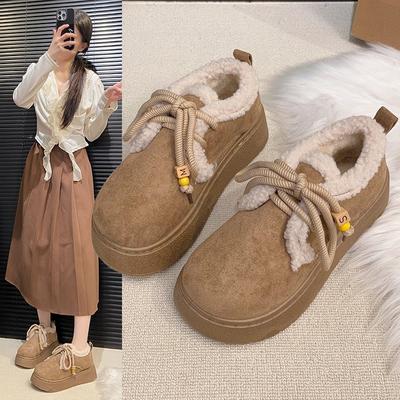 Женские зимние теплые сноубутсы большого размера, с мягкой подкладкой, водонепроницаемые ботильоны, нескользящая уличная обувь, ботинки для хайкинга, альпинизма, спортивные ботинки