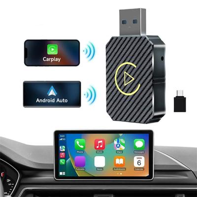 Интеллектуальный беспроводной адаптер Carplay Android Auto, Carplay Ai Box, беспроводной ключ Plug&Play для проводных автомобилей Carplay/Andriod Auto