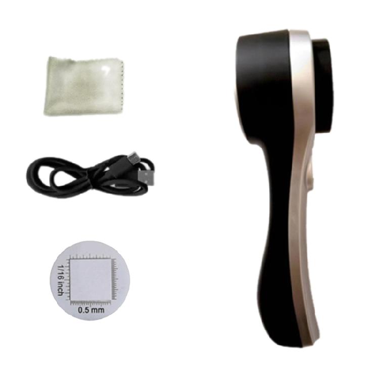 60X Handheld Magnifying Glass Adjustable Bright LED Light Rechargeable Magnifier