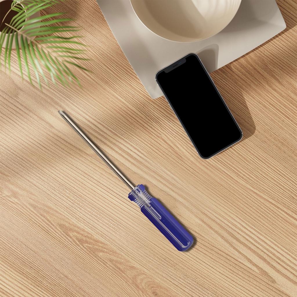 Пластиковая ручка отвертки шлицевая малая 1 шт