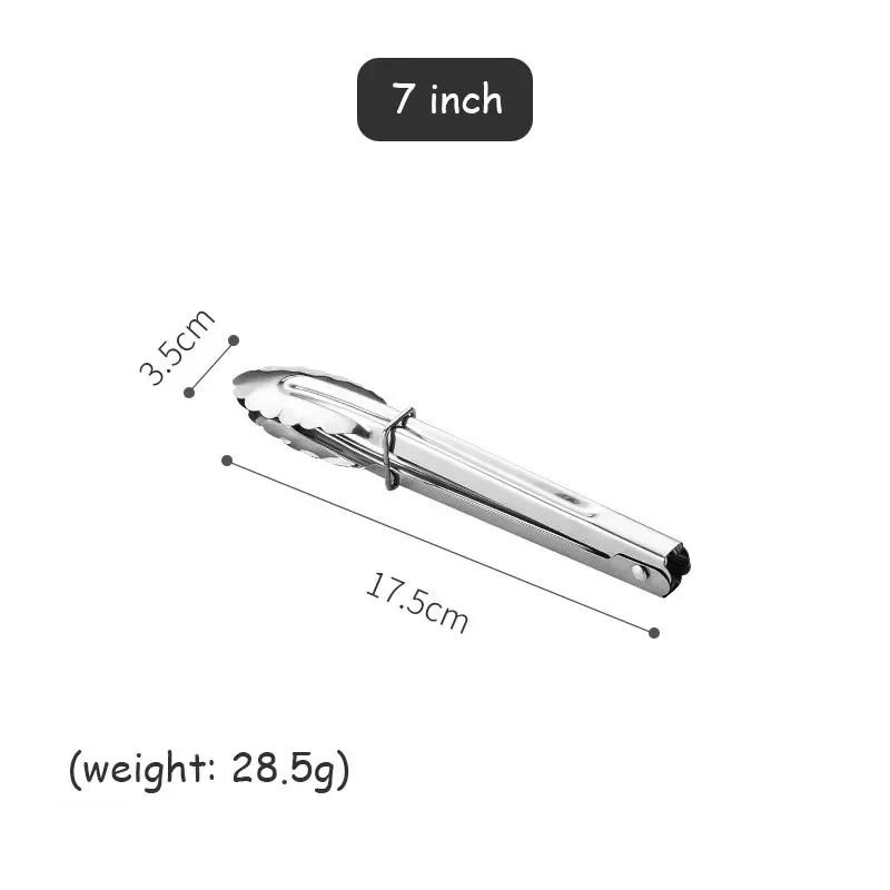 Useful Silver Food-Clips Baking Tool Stainless Steel Food Clips BBQ Bread-Clips Steak Clips  Tool Food Essentials Kitchen Tools