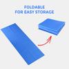 Складной коврик для йоги 68x27 дюймов, 4 мм, супертонкий коврик для йоги из ПВХ для пляжа, парка, путешествий, пикника, пилатеса, йоги