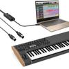 MIDI Cable USB Interface Cable Keyboard LEKATO Electronic Musical Instrument and PC Easy Connection Conversion Cable High Transmission Efficiency